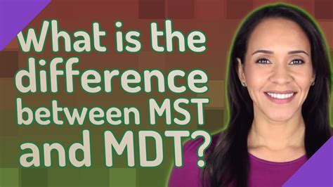 When to use MDT vs. MST when talking about time in Colorado